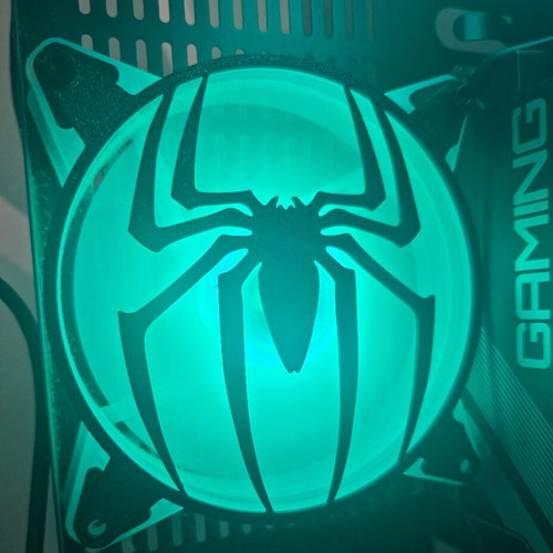 Superheroes fan cover 120 mm like new, 1 piece