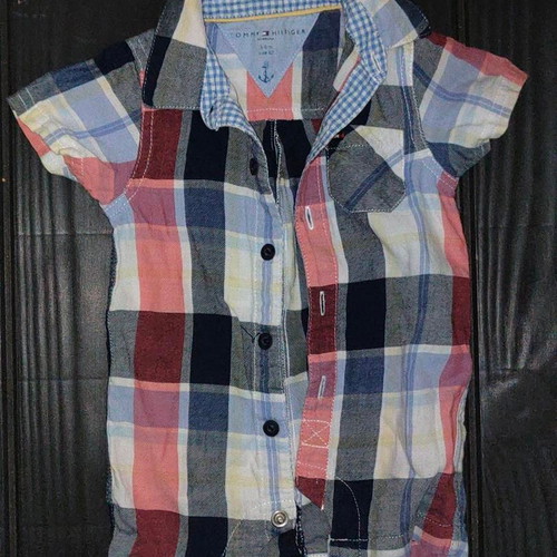 Tommy Hilfiger Baby Checked Shirt 3-6 Months like new