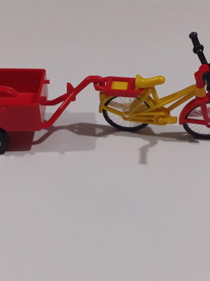 Playmobil bicycle with trailer