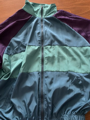 Shein XS Multi-Colored Windbreaker Jacket Like New
