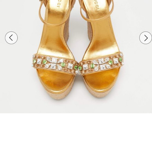 Gucci Carolina sandals with stones new, size 41