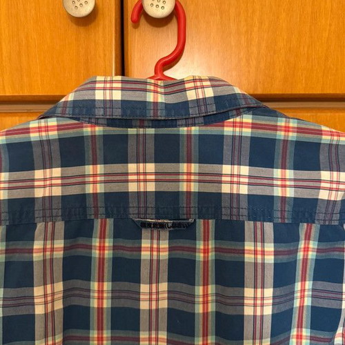 Superdry men's shirt like new, size M, white and blue