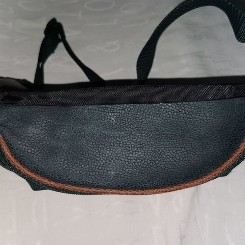 Camel waist bag, eco leather, 26cm