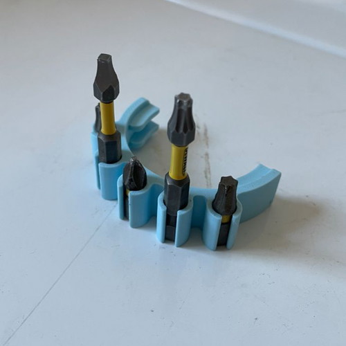 Dewalt screwdriver bit holder new, 3D printed
