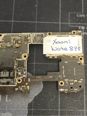 Xiaomi Redmi Note 8 Pro motherboard used, defective for spare parts