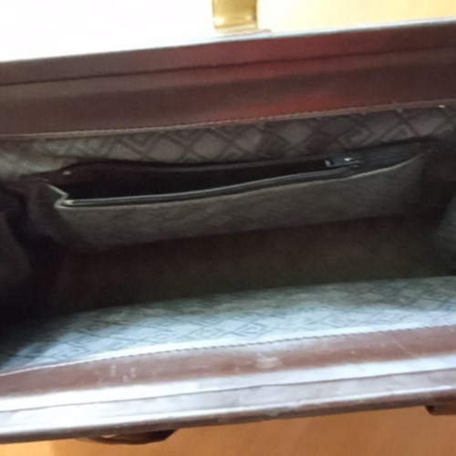 Vintage handbag 1975, brown color