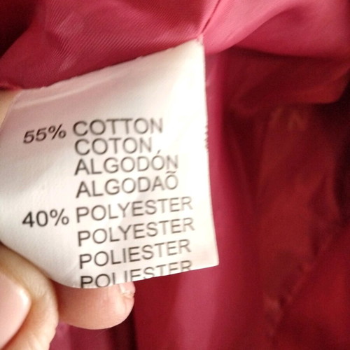 Anna Moda Piu fuchsia trench coat, size Small