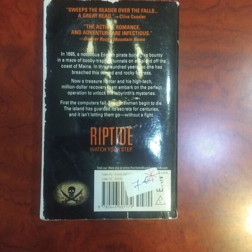 Riptide book used, English