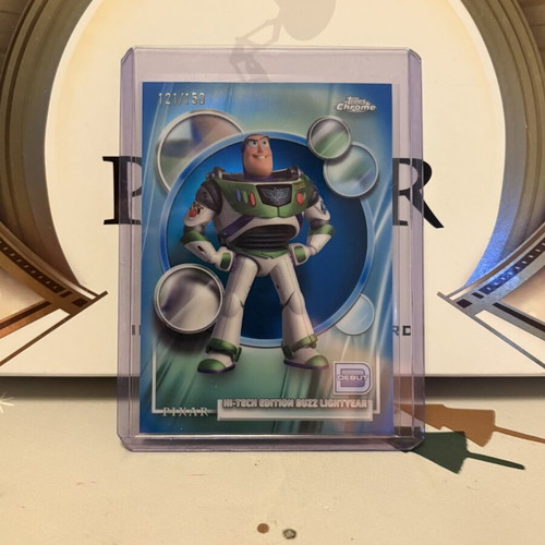 Topps Chrome Disney 2026 Buzz Lightyear Blue Refractor Debut Edition new
