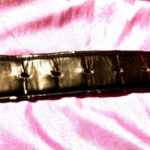 Converse men's leather belt used, black, size 115