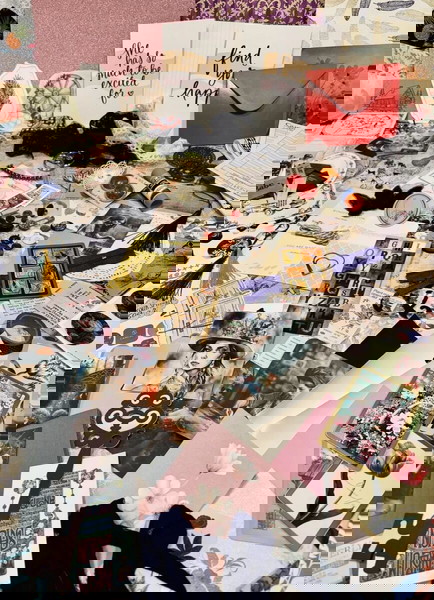 ΜΕΓΑΛΟ Πακέτο Υλικών Scrapbooking - Μικτή Συλλογή Χειροτεχνίας για Junk Journals, Scrapbooking & Δημιουργία με Χαρτί