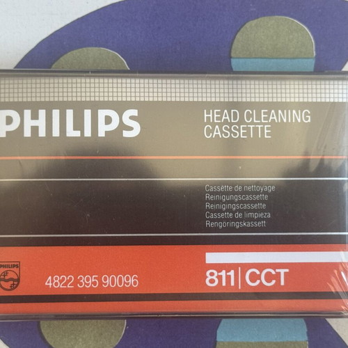 Philips 811 CCT Head Cleaning Cassette sealed, new