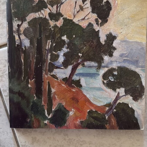 Painting on Corfu bilingual exhibition catalog like new