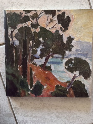 Painting on Corfu bilingual exhibition catalog like new