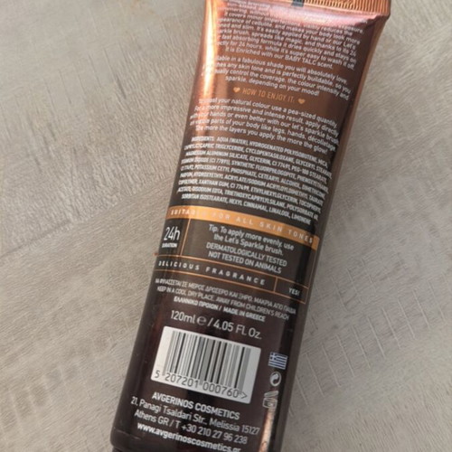 Augerinos Cosmetics Face and Body Shimmering Bronzing Foundation like new