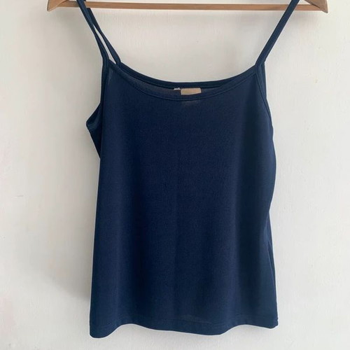Atmosphera top XS, black and blue, slightly sheer