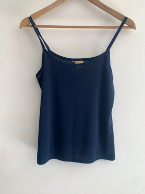 Atmosphera top XS, black and blue, slightly sheer