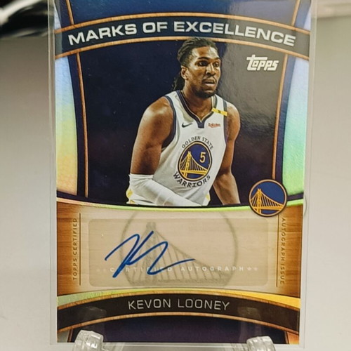 Kevon Looney Autograph Marks of Excellence 2025 TOPPS card new