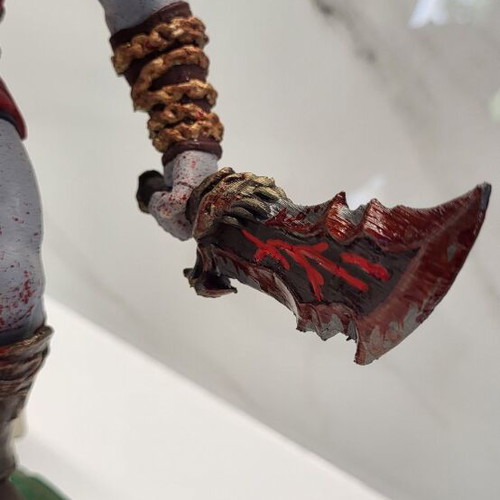 Kratos 3D figure like new, handmade collectible from God of War