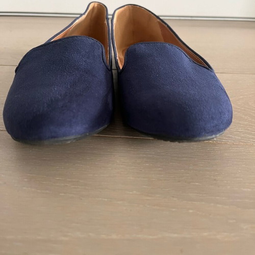 H&M women's blue moccasins like new, size 38