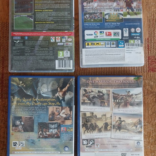 PS Games Set like new, 4 titles including Prince of Persia