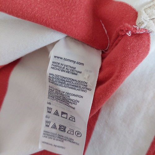 Tommy Hilfiger women's polo shirt striped, like new, medium