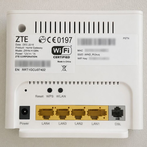 ZTE ZXHN H108N ADSL2+ modem/router like new