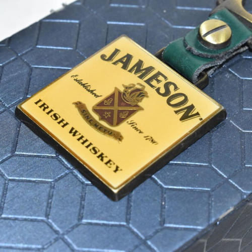 Vintage Jameson Irish Whiskey keychain like new, metal promotional collectible