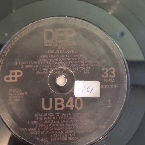 UB40 Labour of Love 2 vinyl used