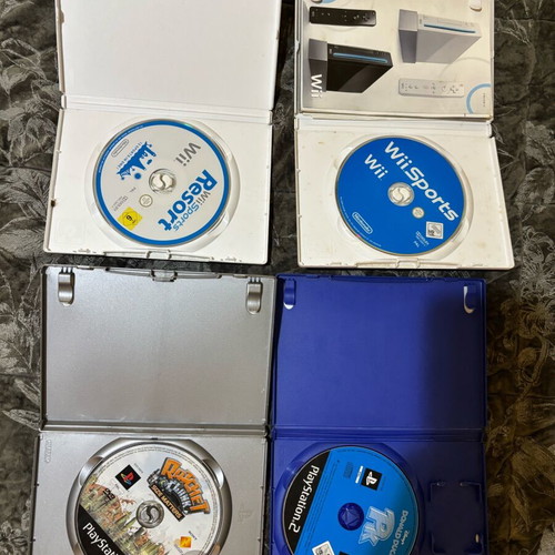PS2 και Wii games μεταχειρισμένα, μη λειτουργικά, με γρατσουνιές