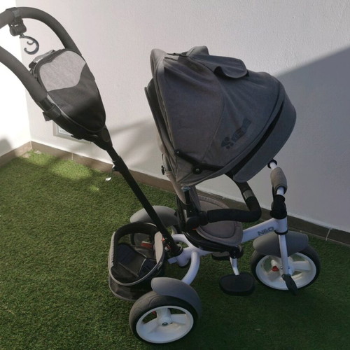 Eva Wheels Neo Lorelli children's tricycle used, grey