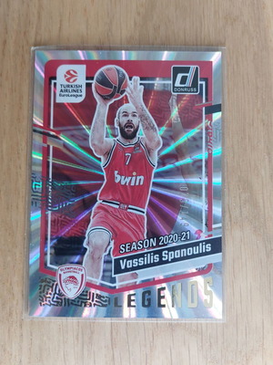 Panini Donruss Euroleague 2023-2024 Vassilis Spanoulis Holo Laser κάρτα σαν καινούργια