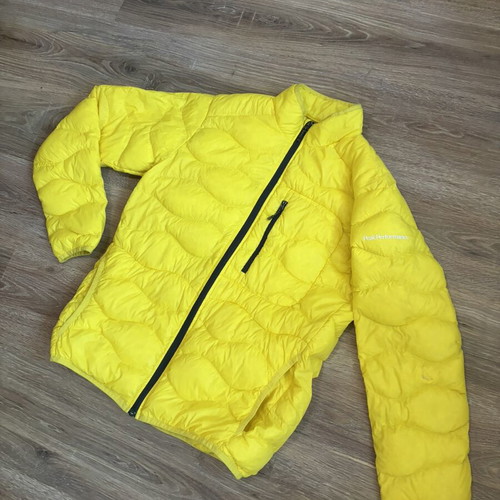 Peak Performance Helium 700 CUIN Down Hybrid Jacket M like new, yellow