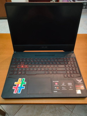 Laptop Asus TUF A15 μεταχειρισμένο, AMD Ryzen 5, 16GB RAM, 1.5TB αποθήκευση