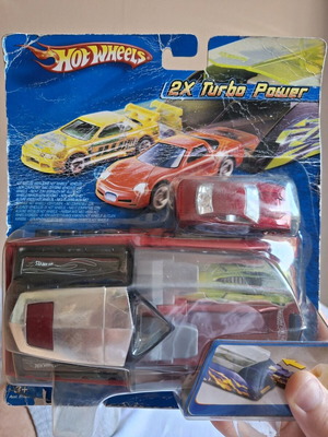 Винтидж Hot Wheels 2x Turbo Power B5696 от 2005 г., нов комплект