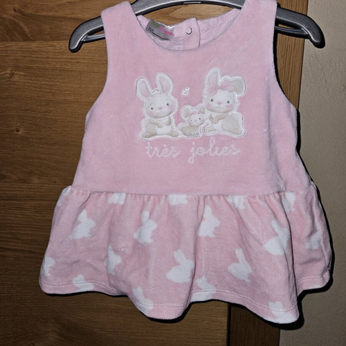 Prenatal baby dress 3-6 months like new, winter velvet