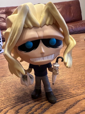Funko Pops My Hero Academia All Might used with bag and umbrella