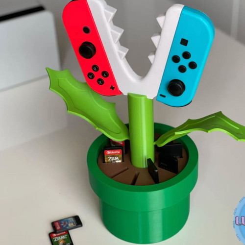 Piranha Plant JoyCon Grip new for Nintendo Switch