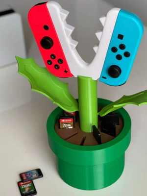 Piranha Plant JoyCon Grip new for Nintendo Switch
