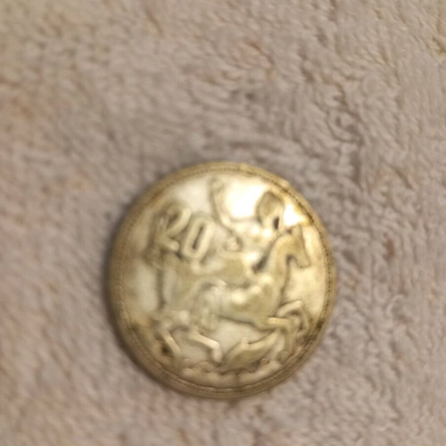 Silver 20 Drachma coins used, pack of 15, 1960