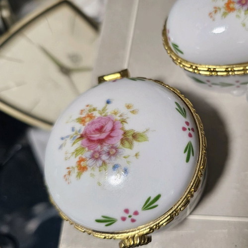 Set of three decorative jewelry boxes new