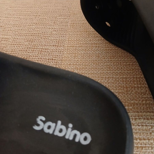 Sabino black slippers size 38
