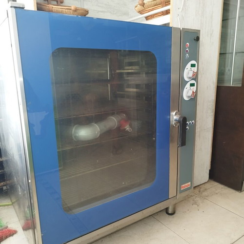 Italian gas convection oven like new, 10 trays 60x40