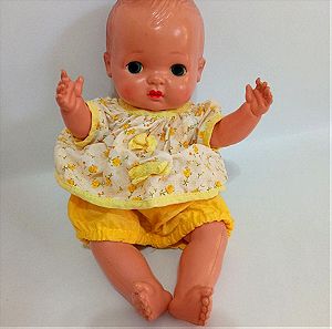 Vintage Small Celluloid Baby Doll Πλαστική Κουκλα Οriental N55