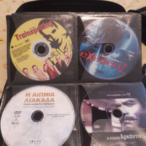 DVD collection like new, 150 discs with movies and documentaries