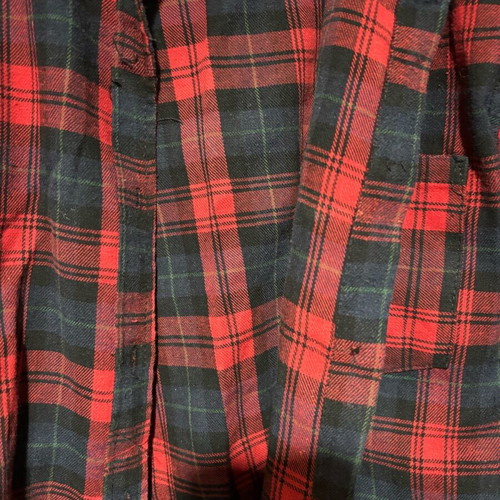 Checked women's shirt like new, size Large