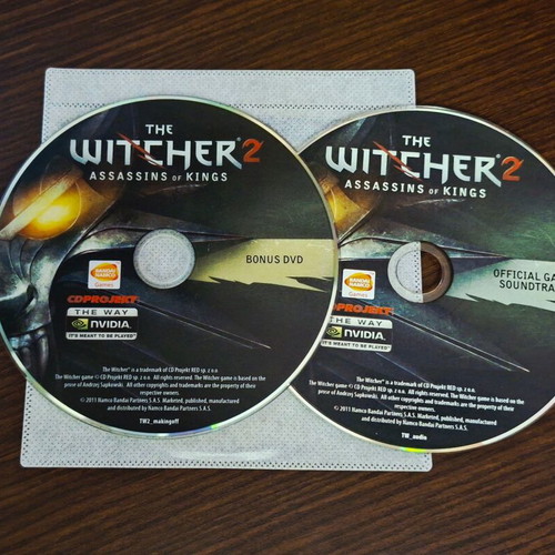 Witcher II Assassins Of Kings Soundtrack and Bonus DVD used