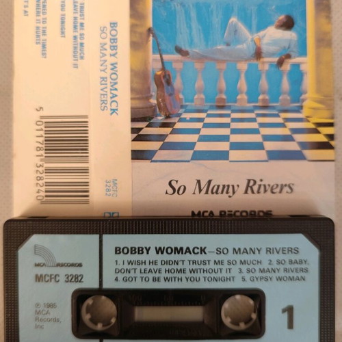 Bobby Womack So Many Rivers cassette tape used, R&B / Soul