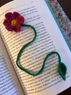 Handmade flower bookmark new