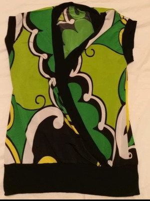Blouse summer multicolored new, size S